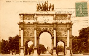 Arco de Triunfo del Carrusel, París, Sena, Isla de Francia, Francia de Augustus Kollner