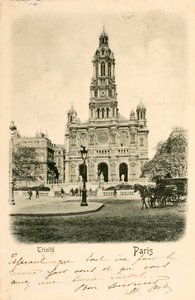 Iglesia de la Santísima Trinidad, París, Sena, Isla de Francia, Francia de Augustus Kollner