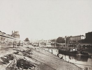 Vista desde el Puente de la Concordia, 1852 de Charles Henri Plaut