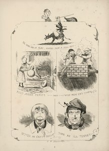 Página de Proverbios con imágenes de Charles H Bennett