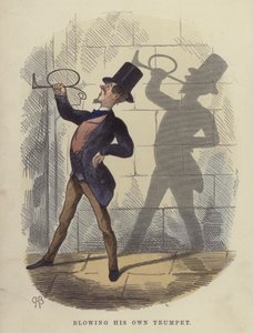 Tocando su propia trompeta de Charles Henry Bennett