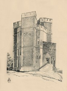 Exterior del Castillo de Orford, Suffolk (restaurado) de Charles Henry Bourne Quennell