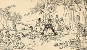 La Asamblea antes de la Caza de Charles Henry Bourne Quennell