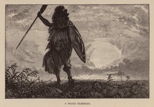 Ilustración para Allan Quatermain por H Rider Haggard (grabado)