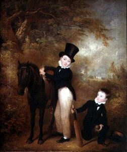 Retrato de William y Charles Chadwick en Burley Lodge