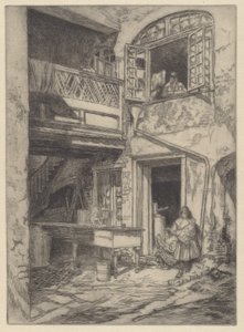 Un Viejo Patio (Nueva Orleans) de Charles Henry White