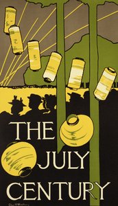 Reproducción de un póster publicitario de la Edición de Julio de Century Magazine, publicado en Nueva York