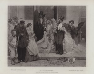 Temprano en la mañana, mostrando el contraste entre: Trabajo y Contento; y Disipación y Ruina de Charles Hermans