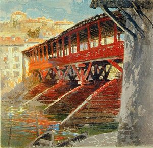 Ponte degli Alpini, Bassano del Grappa, c.1910