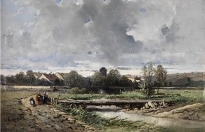 Un pueblo de Normandía de Charles Hoguet