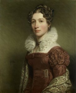 Jacoba Vetter (1796-1830), esposa de Pieter Meijer Warnars, librero de Ámsterdam de Charles Howard Hodges