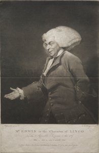 El Sr. Edwin en el personaje de Lingo de Charles Howard Hodges