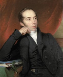 Retrato de Pieter Ernst Hendrik Praetorius, corredor, dibujante y pintor. Presidente del Consejo del Rijksmuseum 1852-74