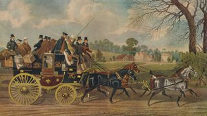 Roadsters, New London Union Coach, c1840 de Charles Hunt