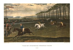 Carrera de obstáculos en el Valle de Aylesbury, Placa 4, c1836, c1955 de Charles Hunt