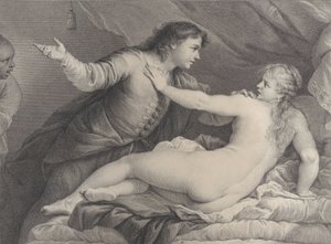 Tarquinio y Lucrecia, 1752 de Charles Hutin