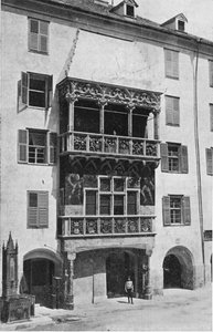 El Techo Dorado. Innsbruck, c1913 de Charles J. S. Makin
