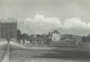 Iglesia de Hove, desde el mar, 1835 de Charles J. Smith