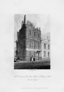La residencia de Sir Isaac Newton, Calle St Martins, Leicester Square