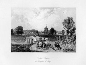 Trotton, Sussex, lugar de nacimiento de Otway, 1840 de Charles J. Smith