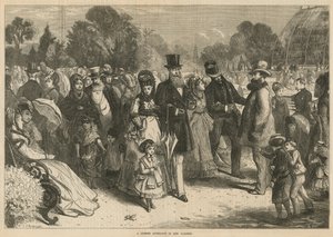Una tarde de verano en los Jardines de Kew, Londres de Charles J. Staniland