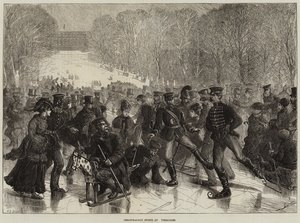 Deportes del día de Navidad en Versalles de Charles J. Staniland