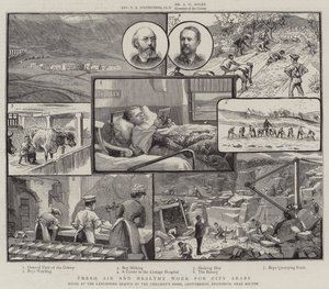 Aire fresco y trabajo saludable para los árabes de la ciudad, notas en la sucursal de Lancashire del Hogar Infantil, Crowthorne, Edgworth, cerca de Bolton de Charles J. Staniland