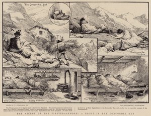 El ascenso del Finsteraarhorn, una noche en la cabaña Concordia