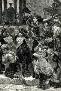 El suministro de agua de Londres - Un boceto en un día caluroso de Charles J. Staniland