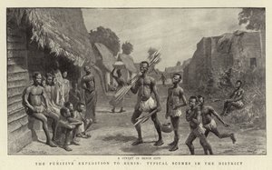 La expedición punitiva a Benín, escenas típicas en el distrito