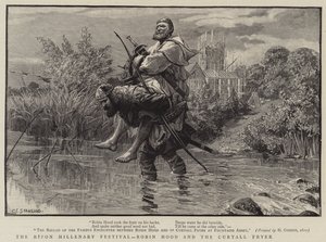 El festival milenario de Ripon, Robin Hood y el fraile Curtall