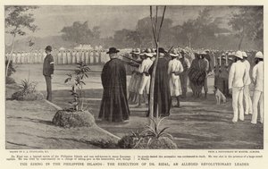 El Levantamiento en las Islas Filipinas, la ejecución del Dr. Rizal, un supuesto líder revolucionario