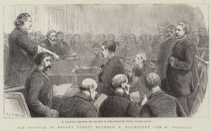 La pelea en Regent Street entre M Rochefort y M Pilotell