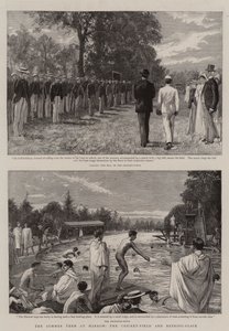 El trimestre de verano en Harrow, el campo de cricket y el lugar de baño de Charles J. Staniland