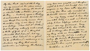 Carta de Charles James Fox a su tía Emily, 21 de octubre de 1798 de Charles James Fox