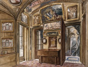 La sala de desayunos en el Museo de Sir John Soane en 13 Lincoln