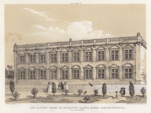 La Fachada del Jardín de Brympton Manor House, Somersetshire, Inigo Jones, Arquitecto