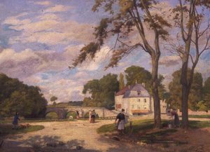 El Puente Viejo en la Isla Adam de Charles Jean Agard
