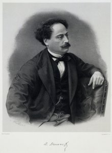 Alexandre Dumas, hijo 1824-1895, mediados del siglo XIX de Charles Jeremie Fuhr