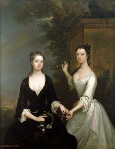 Lady Elizabeth y Lady Henrietta Finch, c. 1730-c. 1731 de Charles Jervas
