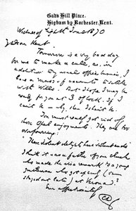 Carta a Charles Kent, escrita desde Gad