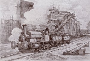 La locomotora del astillero