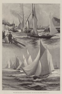 La carrera de yates de Dover a Heligoland, el inicio para la Copa del Emperador Alemán