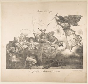 Repas de Corps. Époque Mémorable de 1821, 1821