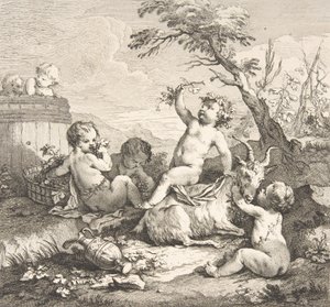 Otoño de Charles Joseph Natoire