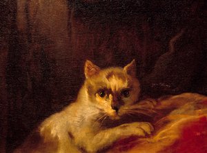Mademoiselle de Charolais (detalle) de Charles Joseph Natoire