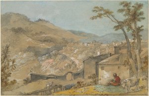 Marino y las colinas albanas de Charles Joseph Natoire