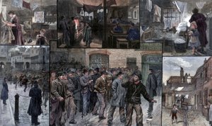 Angustia en el East End de Londres, 1886