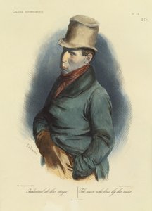 El hombre que vive de su ingenio, no.28 de Galerie Physionomique
