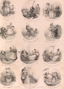 Doce viñetas satíricas Le Charivari, 10 de diciembre de 1832, 1 de diciembre de 1832 de Charles Joseph Traviès de Villers